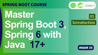 01- Setup and Introduction | Master Spring Boot 3, Spring Framework 6 and Java 17 | HackCS