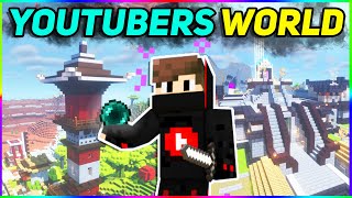 Minecraft but I can teleport into youtubers worlds | Minecraft Hindi