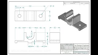 Solid Edge 2024 Tutorial - Moderate Beginners # 1