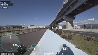 メンテナンスサポート終了のGarmin VIRB Editでメータ類を表示させたサイクリング動画 2024/9/22作成（再編集版）