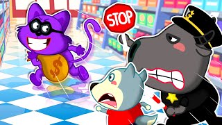 Who is The Thief? Stranger Danger | Compilation Safety Rules for Kids 🤩 Wolfoo Kids Cartoon