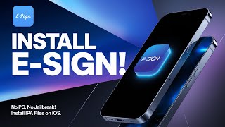 Install Esign on iOS (updated) | Install IPA Files on iPhone \u0026 iPad without PC or Jailbreak