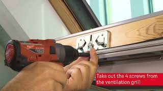 Velux New Handle Bar for wooden windows