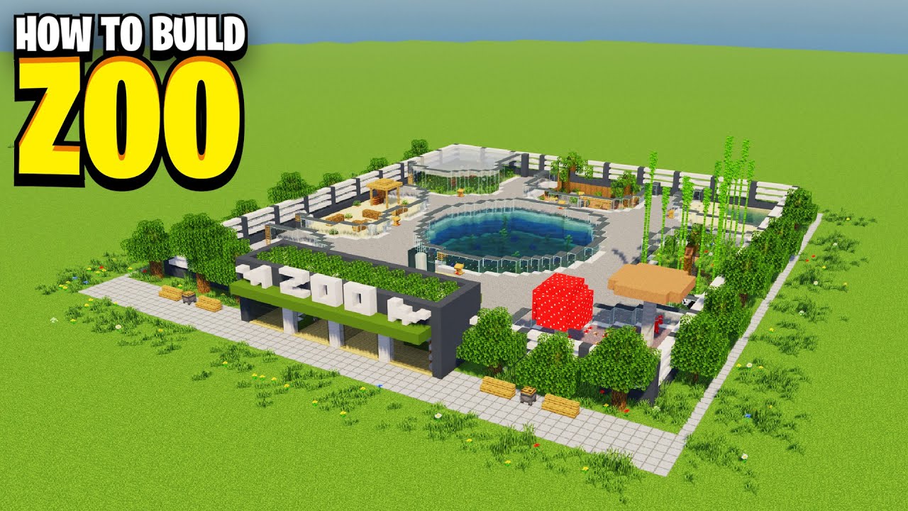 How To Build A Zoo In Minecraft Youtube