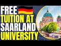 Free Tuition at Saarland University | Study in Germany