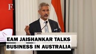 Raisina@Sydney: India's Foreign Minister S Jaishankar Talks Business in Australia
