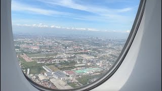 Qatar Airways A380 Landing in Bangkok | First Class views