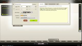 How to Make A Timeline using Timeglider