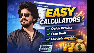 Easy Calculators - 30+ Free Calculators in One Place! | Finance, Health, Math & Developer Tools