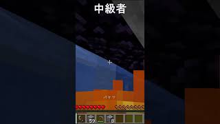 ネザーゲートを作る時の違い 「初心者vsプロ」 #minecraft #マインクラフト #ネタ #ネザーゲート #初心者 #上級者 #プロ #初心者vsプロ #初心者vs上級者 #shorts #比較