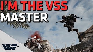 THE VSS MASTER - Jump killing and long range spray - PUBG