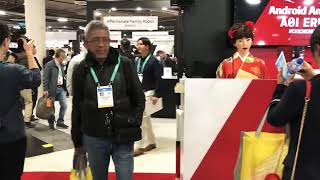 英語ペラペラ アンドロイド・アナウンサー at CES2020