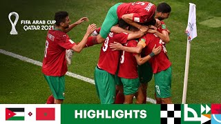 Jordan v Morocco | FIFA Arab Cup Qatar 2021 | Match Highlights