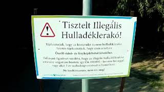 Tisztelt illegális hulladéklerakó!