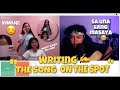 SINGING! TO STRANGERS ON OME/TV | [BEST REACTION]  (WRITING THE SONG ON THE SPOT ✍️🥰) Jeremy Novela