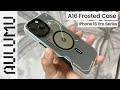 AULUMU A16 Frosted Case Futuristic Design - Apple iPhone 16 Pro Max