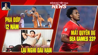 TIN BÓNG ĐÁ VIỆT 25/1: VĂN HẬU LẠI NGHỈ DÀI, XUÂN SON BỊ CHỦ NHÀ THÁI LAN CẤM ĐẾN SEA GAMES 33?