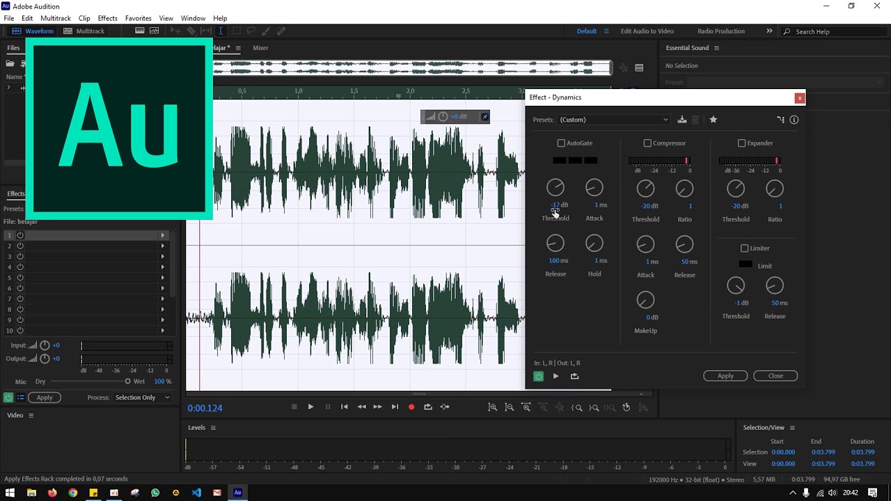 Cara Edit Suara Vokal Agar Terdengar Lebih Jelas Di Adobe Audition