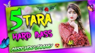 5 Taara Dj Remix Hard Bass | Diljit Dosnajh | New Punjabi Songs Punjabi 2022 | Punjabi Song Dj remix