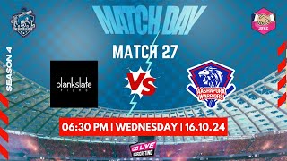 JFSC TSL SEASON 4 -  GROUP - B - MATCH 27 | AASHAPURA WARRIORS VS  BLANKSLATE FILMS |