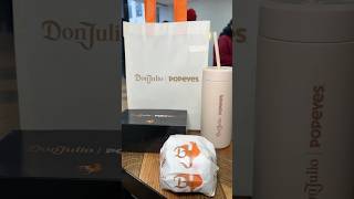 Don Julio x Popeyes Collab 🤝🏼 #tiktokvideo #donjulio #popeyes #foodreview #ytshort #ytshortsvideo
