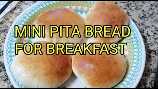 Mini pita bread |for breakfast|