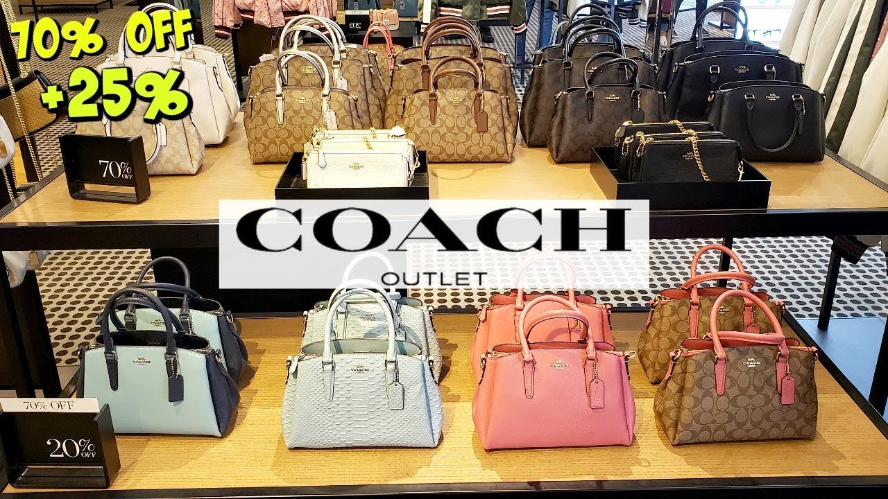 COACH OUTLET PURSE DEALS 70% OFF PLUS EXTRA 25% * SHOP WITH ME JULY ...