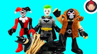 Imaginext Legends of Batman Crime Alley & Imaginext Batbot Extreme Toys