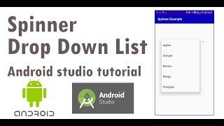 Spinner / Drop Down List - Android tutorial