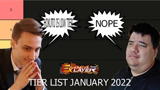 FEXL Tier List January 2022