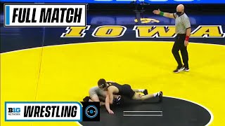 133 LBS: Lucas Byrd (Illinois) vs. #4 Austin DeSanto (Iowa) | 2021 B1G Wrestling