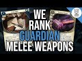 We Rank The Guardian Melee Weapons! (Arkham Horror: The Card Game)