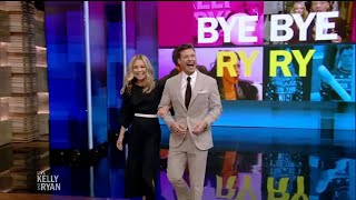 Live with Kelly and Ryan says goodbye to Ryan Seacrest: Watch moments from his final episode