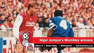 Nigel Jemson's Wembley Winners - Auto Windscreen Shield 1996