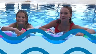 GYMDUO Barča\u0026Verča | Gymnastická challenge v bazénu🏊