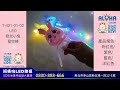 阿囉哈led總匯_t 421 01 02_t 421 01 02_10支／包賣 led發光小兔星空棒 三段式 ag3*3（內送） 6*40cm