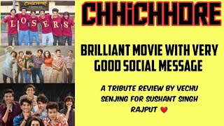 Chhichhore Movie Review || Tribute to Sushant || Full plot explanation in Tamil
