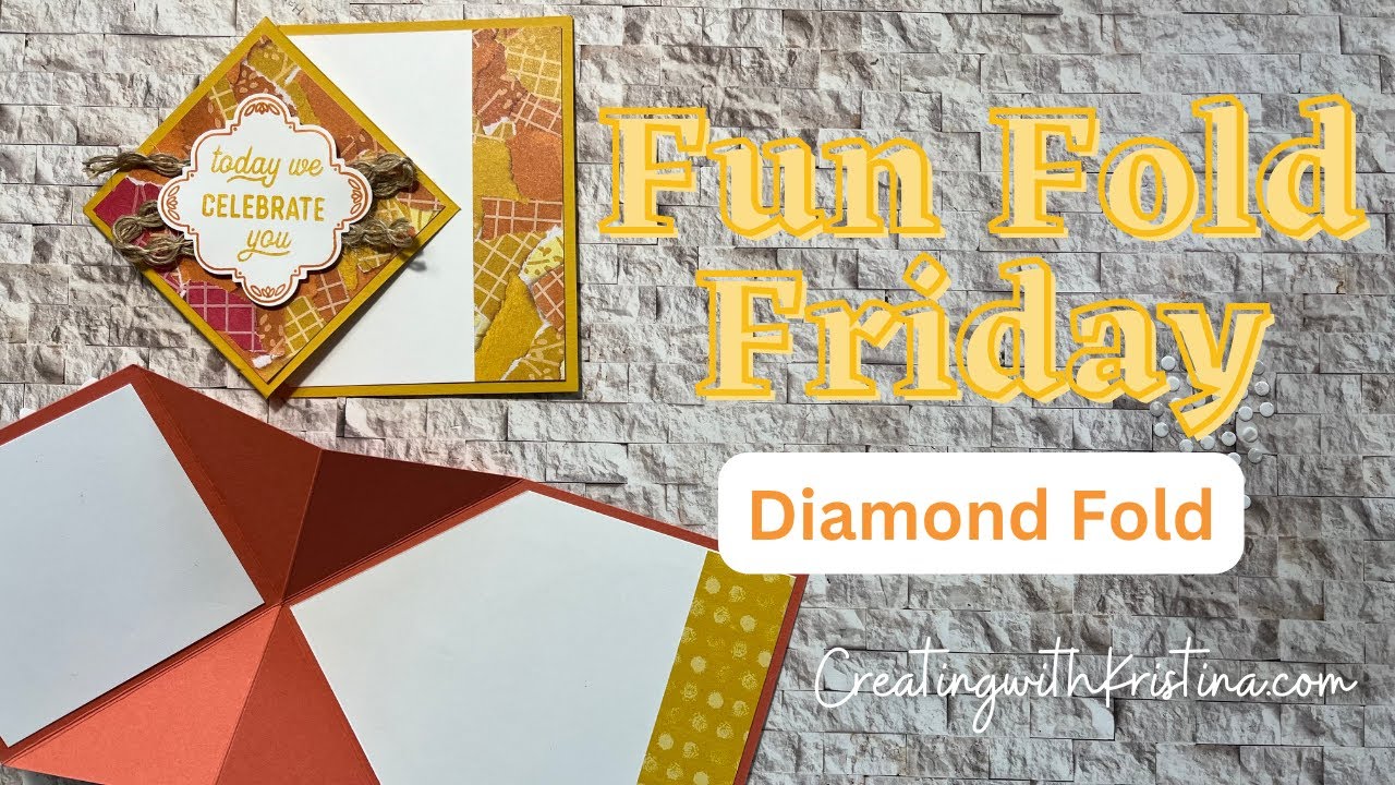 Fun Fold Friday Diamond Fold Youtube