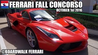 Boardwalk Ferrari Fall Concorso 2016