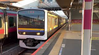 209系2000番台マリC429編成+マリC425編成蘇我発車