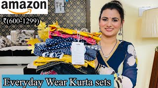 Everyday Wear Kurta Set Haul Starting ₹600, Anarkali Cotton Kurta Pant \u0026 Dupatta Set, Kurta Palazzo