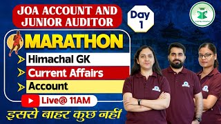 HP GK - Current Affairs - Accounts | Maha Marathon Class HP JOA Accounts \u0026 Junior Auditor Exam 2024