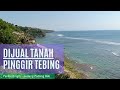 Dijual Tanah Pinggir Tebing Cliff Front di Pantai Bingin Pecatu Bali