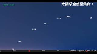 太陽系全惑星集合