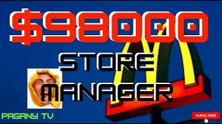 $98000 Store Manager salary? - McDonalds😉