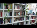 جولة في مكتبتي 📚 bookshelf tour وترشيحات كثيرة