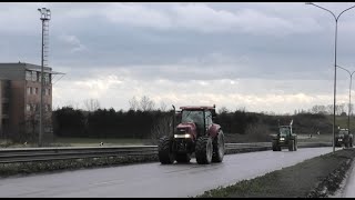 Iniziata la protesta degli agricoltori al porto di Ravenna