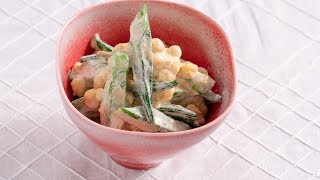 電子レンジで2分！おかかマヨおくら