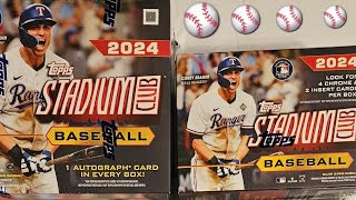 TBB CREW ELITE - 2024 TOPPS STADIUM CLUB BASEBALL PYT + RANDOM TEAM BREAK - HOBBY + COMPACT AUTOS