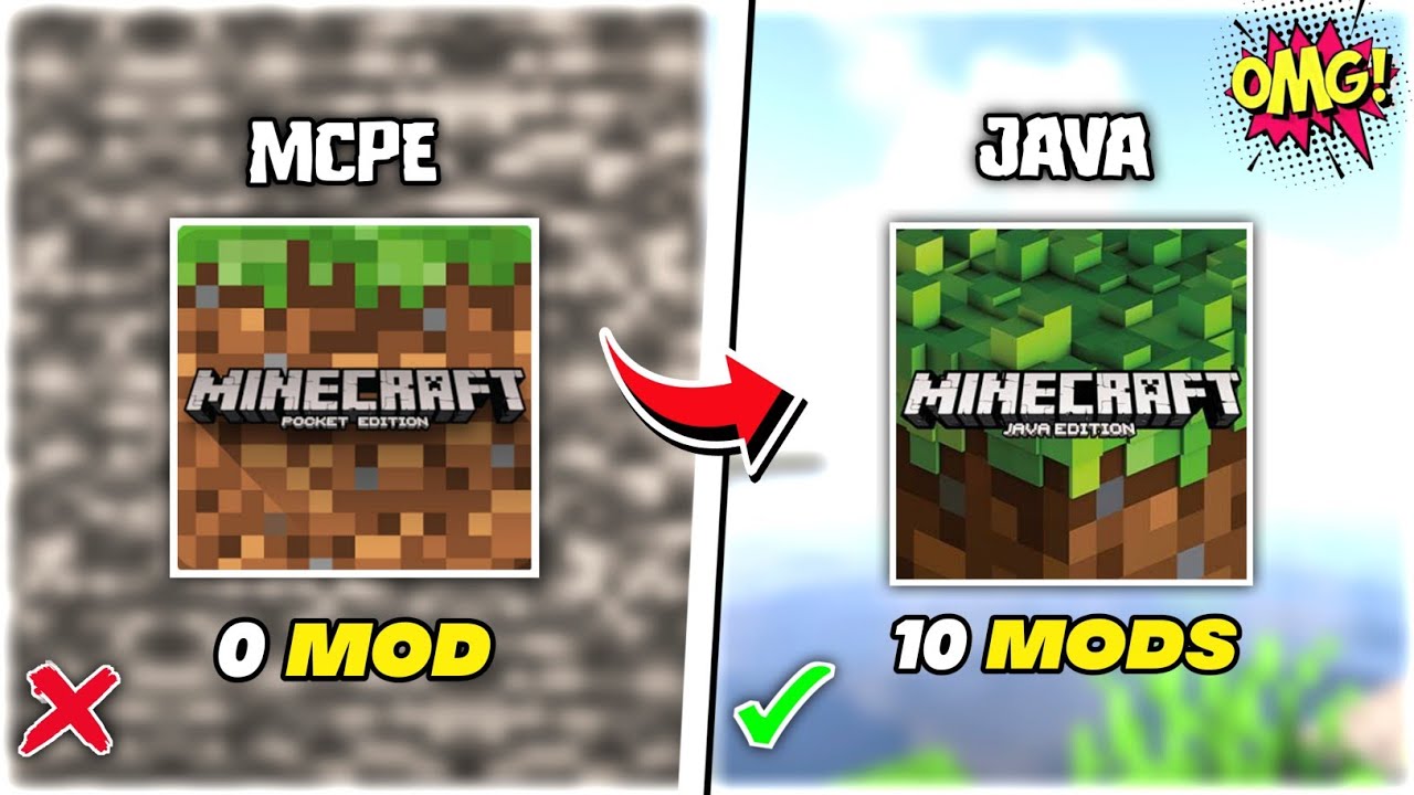 I Installed Top 10 Mods That Turn MCPE Into Minecraft Java Edition || 1 ...